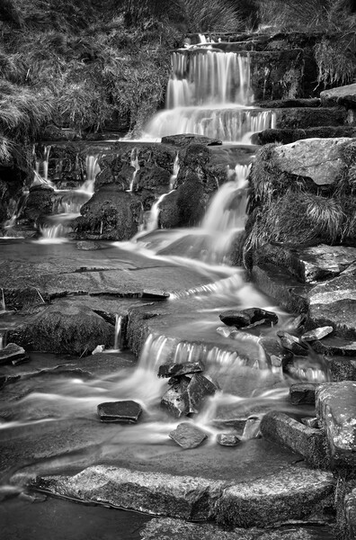 Nether North Grain Waterfalls  Picture Board by Darren Galpin
