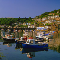 Buy canvas prints of West Looe,River & Boats by Darren Galpin