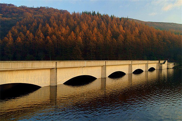 Ladybower Viaduct,Peak District Picture Board by Darren Galpin