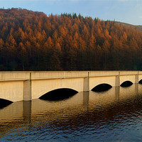 Buy canvas prints of Ladybower Viaduct,Peak District by Darren Galpin