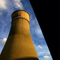 Buy canvas prints of Tinsley Cooling Tower & M1 by Darren Galpin