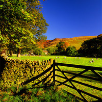 Buy canvas prints of Countryside Near Edale by Darren Galpin