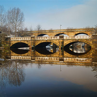 Buy canvas prints of Norfolk Bridge & River Don, Sheffield by Darren Galpin