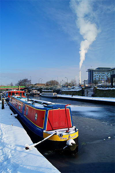 Sheffield Canal at Victoria Quays Picture Board by Darren Galpin