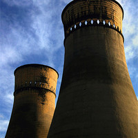 Buy canvas prints of Tinsley Cooling Towers by Darren Galpin