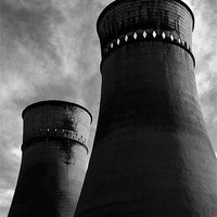 Buy canvas prints of Tinsley Cooling Towers by Darren Galpin