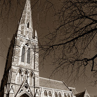 Buy canvas prints of St Johns Church, Ranmoor, Sheffield by Darren Galpin