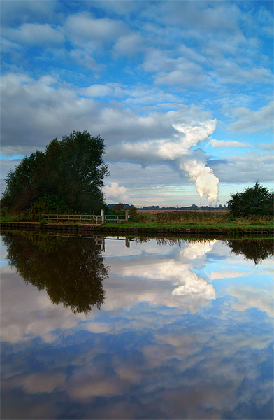 Reflections of Eggborough Framed Mounted Print by Darren Galpin