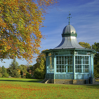 Buy canvas prints of Weston Park Bandstand by Darren Galpin