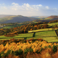 Buy canvas prints of Hathersage Autumn Colours by Darren Galpin