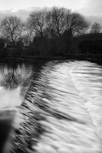 Sandersons Weir Picture Board by Darren Galpin