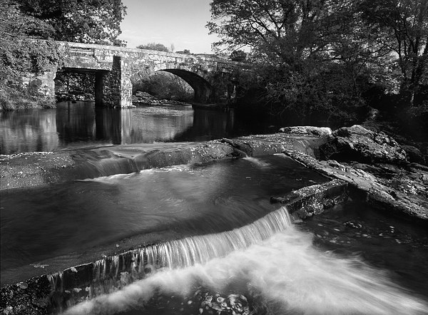 Hill Bridge & River Tavy Falls Picture Board by Darren Galpin