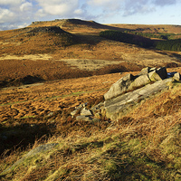 Buy canvas prints of View from Burbage Rocks by Darren Galpin