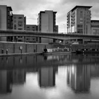 Buy canvas prints of Victoria Quays & Modern Buildings by Darren Galpin
