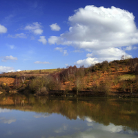 Buy canvas prints of Ulley Reservoir Reflections by Darren Galpin