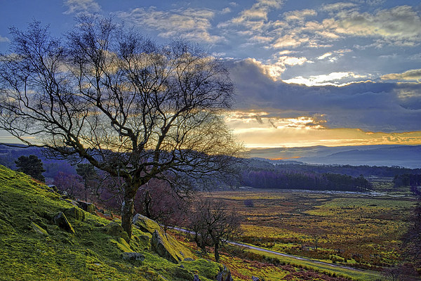 Derwent Valley Sunset Picture Board by Darren Galpin