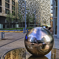 Buy canvas prints of Millennium Square, Sheffield City Centre by Darren Galpin