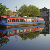 Buy canvas prints of Sheffield Canal Reflections by Darren Galpin