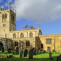 Buy canvas prints of St Peters Church, Conisbrough by Darren Galpin