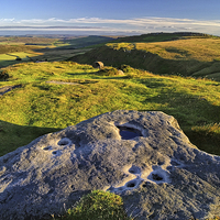 Buy canvas prints of View from Higger Tor Towards Stanage Edge by Darren Galpin
