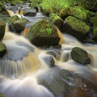 Buy canvas prints of Wyming Brook Falls by Darren Galpin