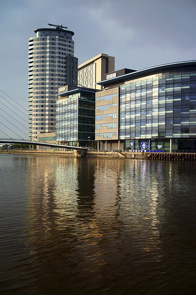 MediaCityUK, Salford Quays, Greater Manchester  Picture Board by Darren Galpin