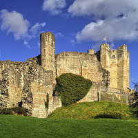 Buy canvas prints of Conisbrough Castle  by Darren Galpin
