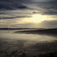 Buy canvas prints of Hope Valley Sunrise  by Darren Galpin