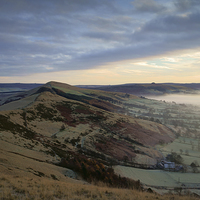 Buy canvas prints of Great Ridge Morning Mist  by Darren Galpin