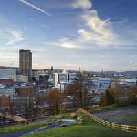 Buy canvas prints of Sheffield Skyline from Cholera Monument  by Darren Galpin