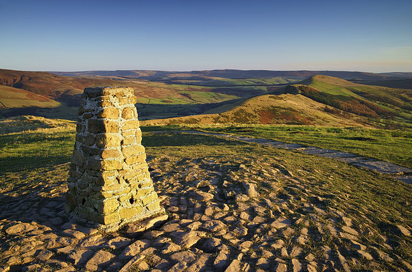 View from Mam Tor Summit  Picture Board by Darren Galpin