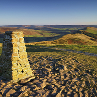 Buy canvas prints of View from Mam Tor Summit  by Darren Galpin