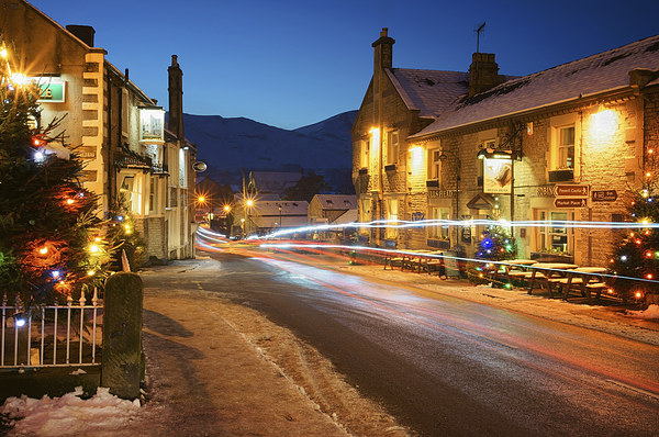 Christmas in Castleton  Picture Board by Darren Galpin