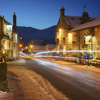 Buy canvas prints of Christmas in Castleton  by Darren Galpin