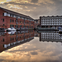 Buy canvas prints of Victoria Quays Sunset  by Darren Galpin