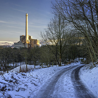 Buy canvas prints of Lafarge Cement Works in Hope, Derbyshire  by Darren Galpin
