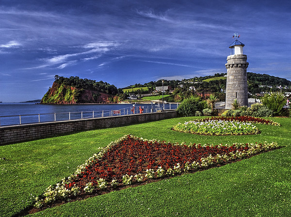 Teignmouth Lighthouse  Picture Board by Darren Galpin