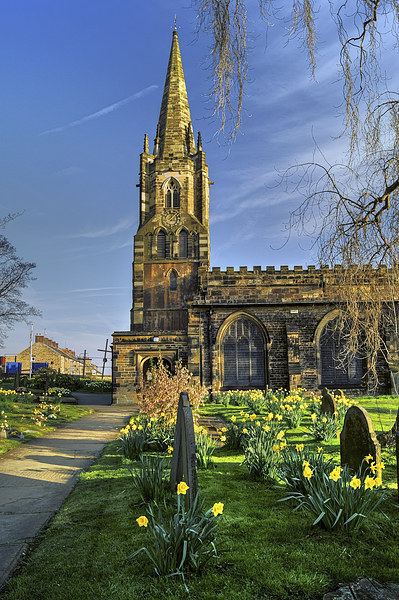 St Mary's Church, Handsworth, Sheffield  Picture Board by Darren Galpin