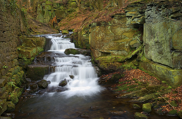 Lumsdale Waterfalls  Picture Board by Darren Galpin