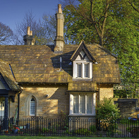 Buy canvas prints of The Norfolk Park Road Lodge, Sheffield  by Darren Galpin