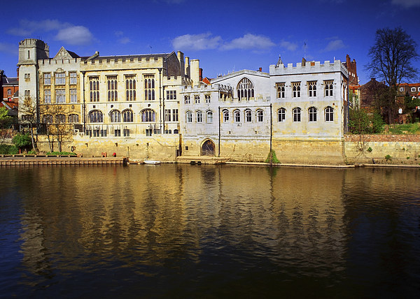 York Guildhall & River Ouse Picture Board by Darren Galpin