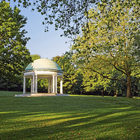 Buy canvas prints of Clifton Park Bandstand  by Darren Galpin