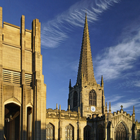 Buy canvas prints of Sheffield Cathedral  by Darren Galpin