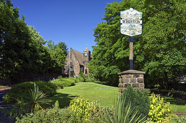 Whiston Village Green  Picture Board by Darren Galpin