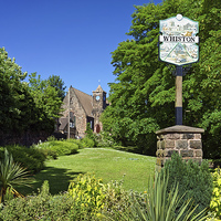 Buy canvas prints of Whiston Village Green  by Darren Galpin