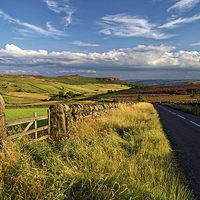 Buy canvas prints of The Road to Hathersage  by Darren Galpin