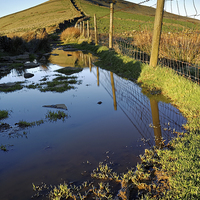 Buy canvas prints of Lose Hill Reflections  by Darren Galpin