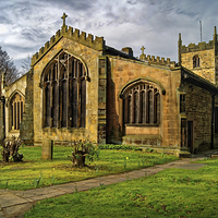 Buy canvas prints of St James Church, Norton, Sheffield   by Darren Galpin