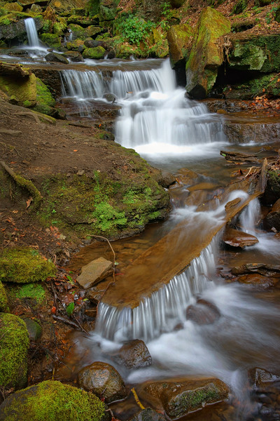 Lumsdale Cascading Falls Picture Board by Darren Galpin