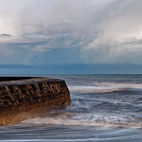 Buy canvas prints of Lyme Bay Seascape                       by Darren Galpin